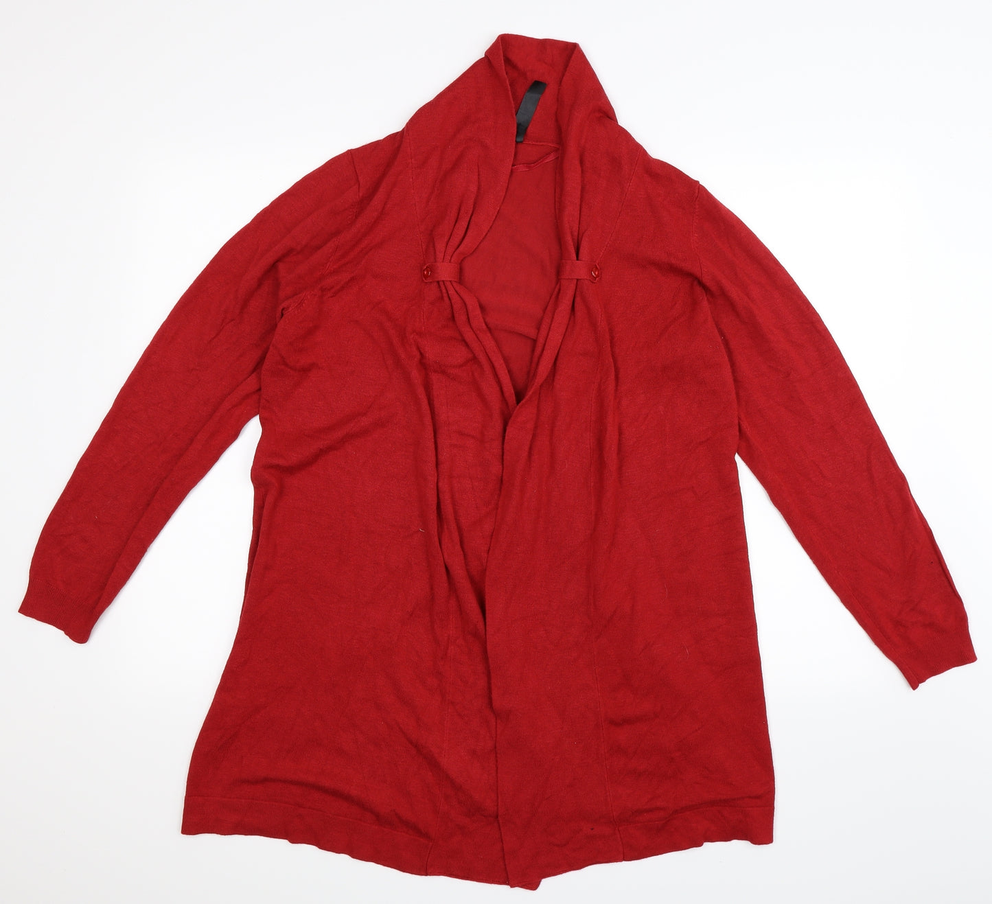 Arcadia Womens Red   Cardigan Jumper Size 18