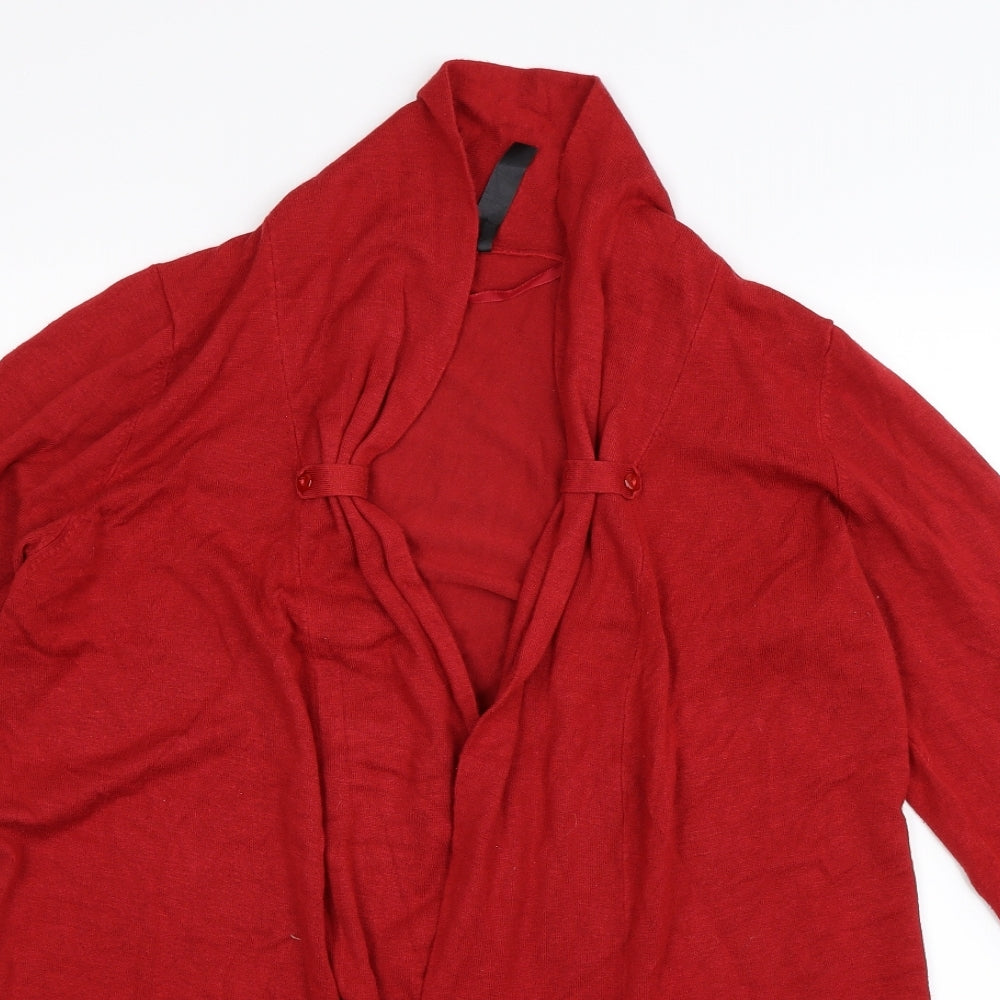 Arcadia Womens Red   Cardigan Jumper Size 18