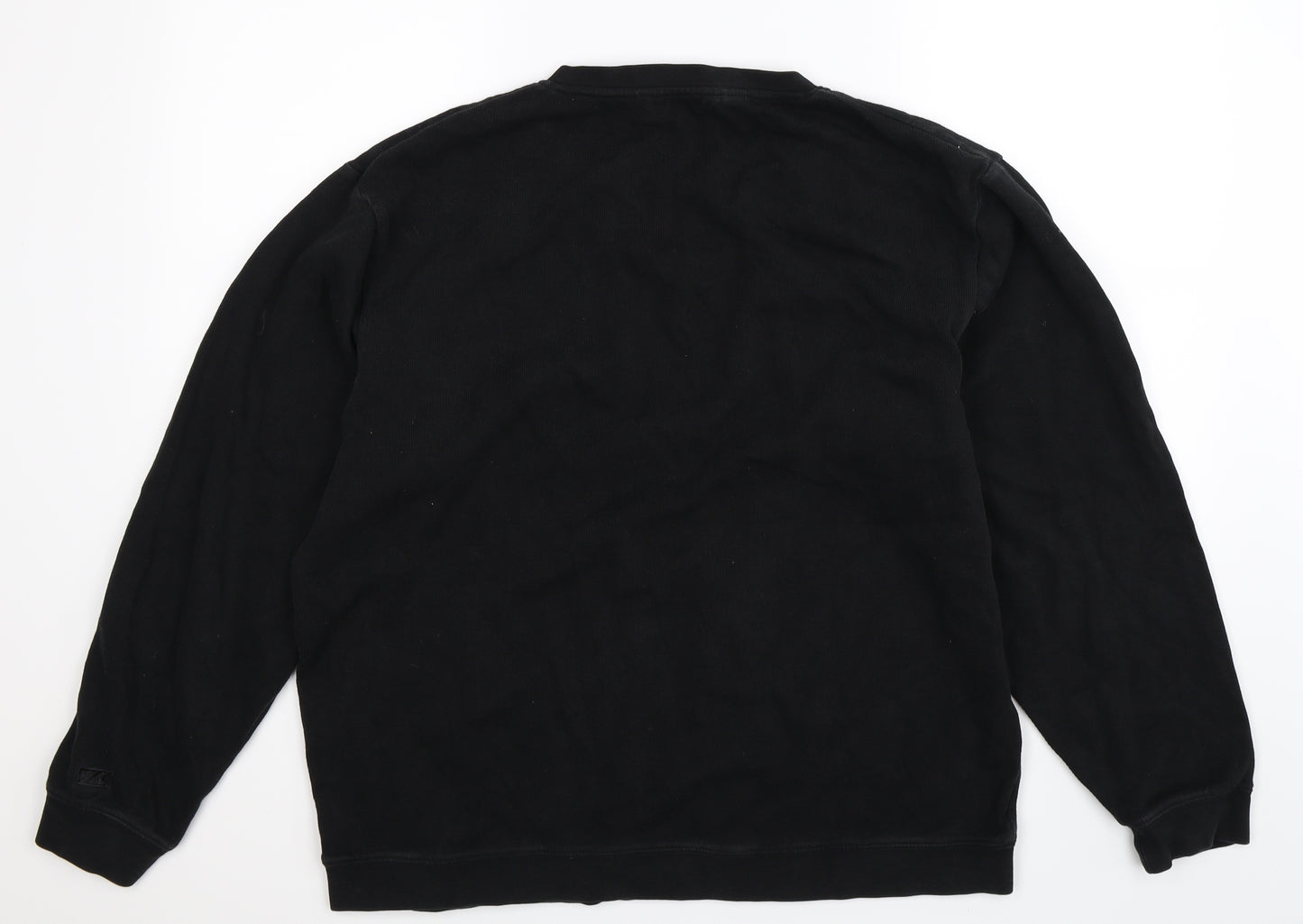 Cutter & Buck Mens Black   Pullover Sweatshirt Size L