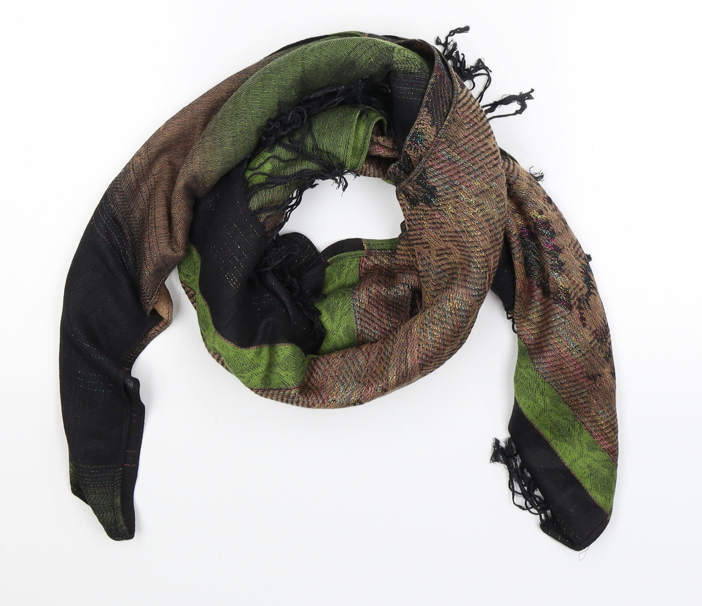 Preworn Womens Multicoloured  Knit  Scarf