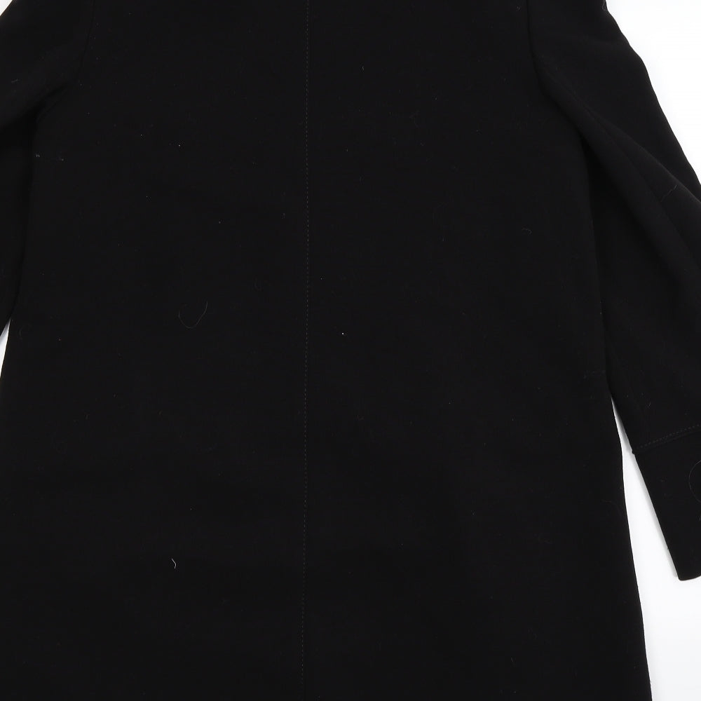 BHS Womens Black   Overcoat Coat Size 12