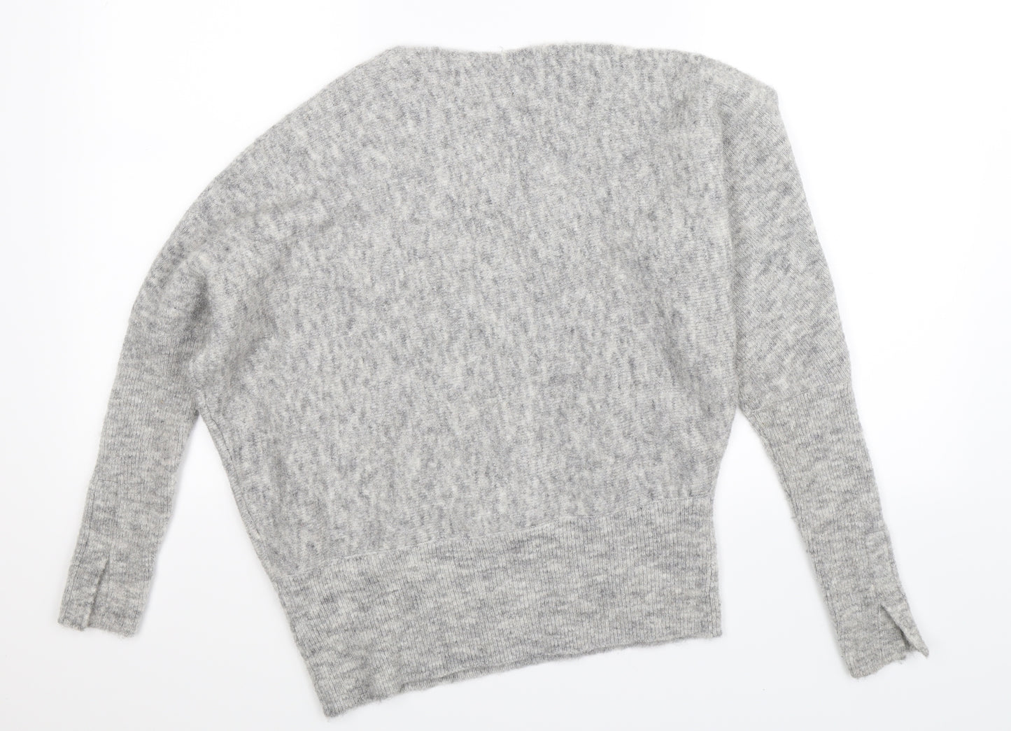 Mint Velvet Womens Grey  Knit Pullover Jumper Size XS