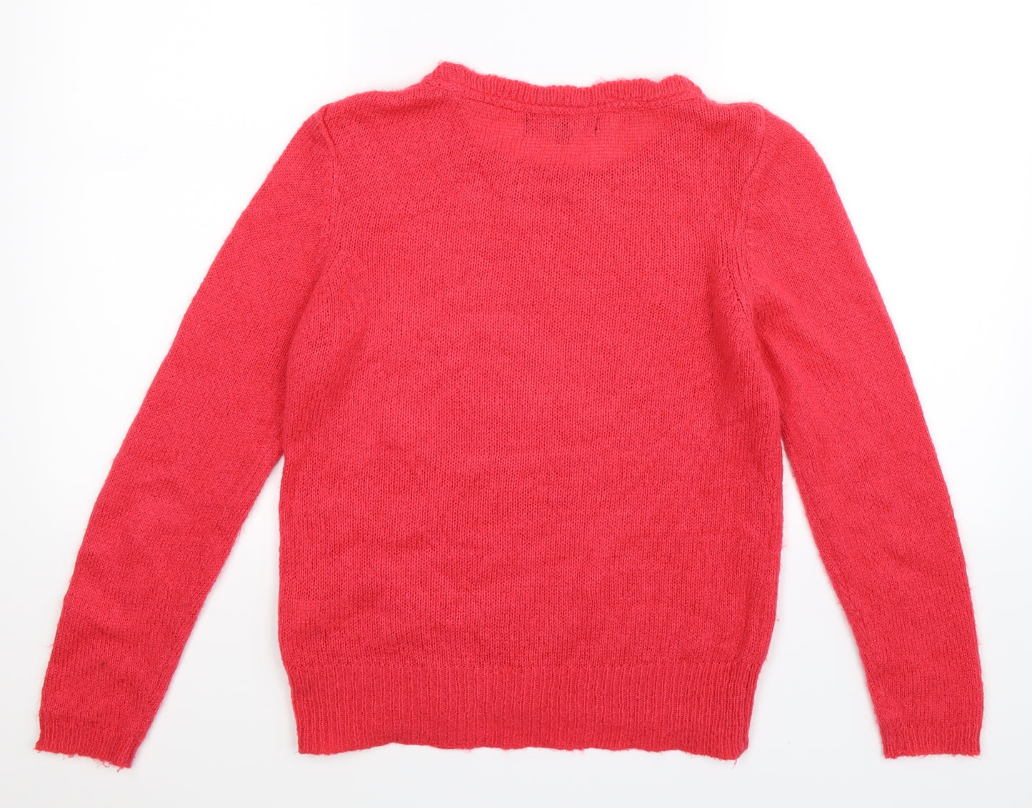 Marks and Spencer Womens Pink  Knit Pullover Jumper Size 10