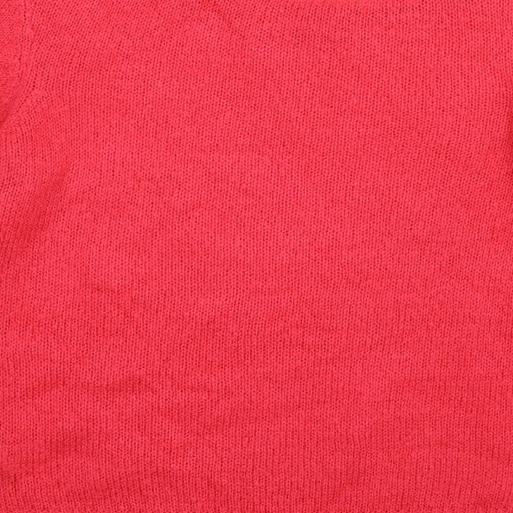 Marks and Spencer Womens Pink  Knit Pullover Jumper Size 10