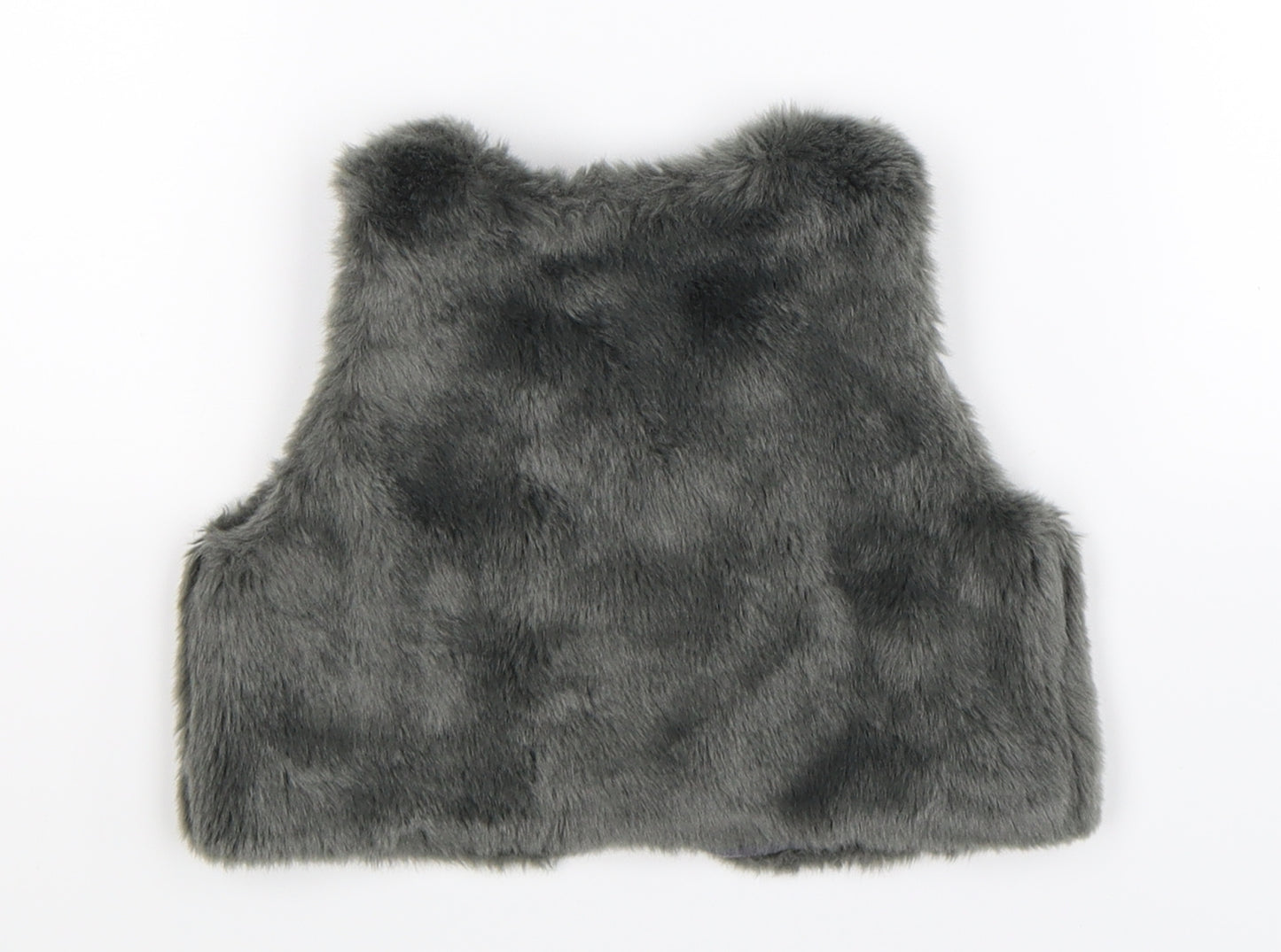 NEXT Girls Grey   Gilet Waistcoat Size 2-3 Years