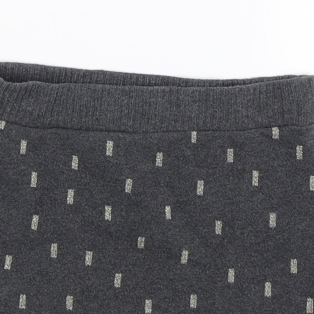 H&M Girls Grey   A-Line Skirt Size 7-8 Years