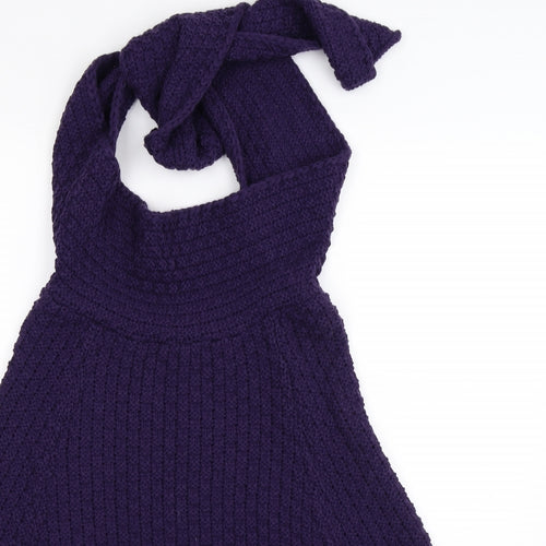 Matalan Womens Purple  Knit Jumper Dress  One Size