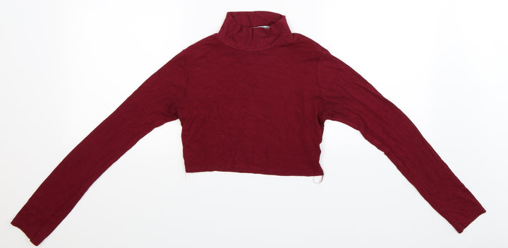 Missguided Womens Brown  Knit Pullover Jumper Size 10