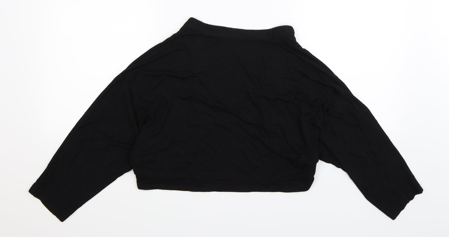 Marks and Spencer Womens Black   Cardigan Jumper Size 18