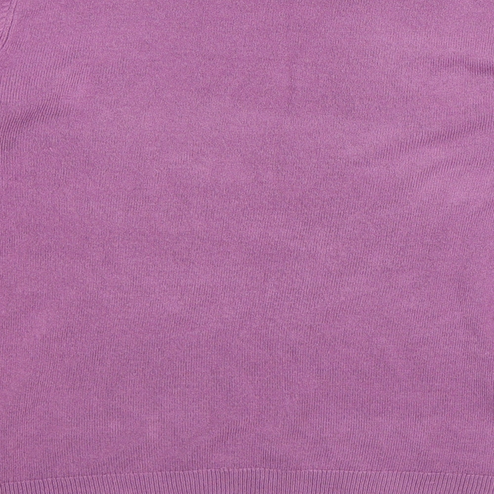 Marks and Spencer Womens Purple  Knit Pullover Jumper Size 12
