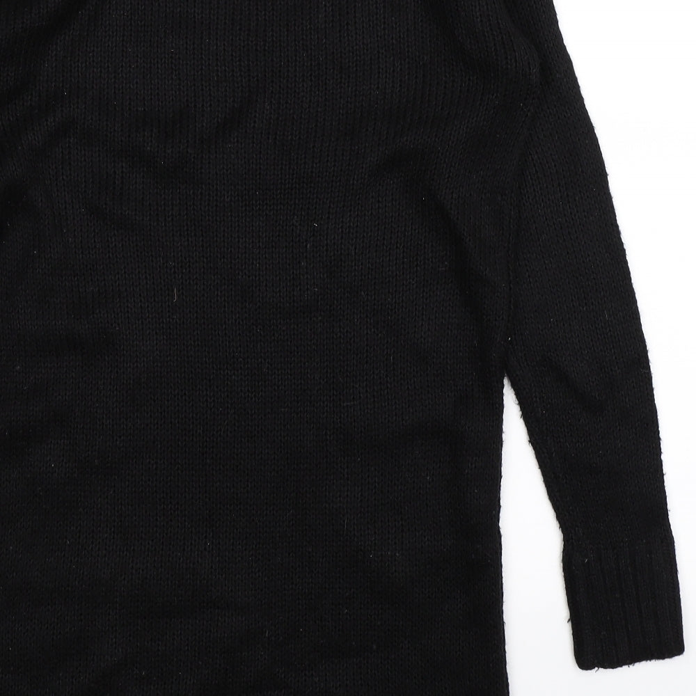 Atmosphere Womens Black  Knit Jumper Dress  Size 8