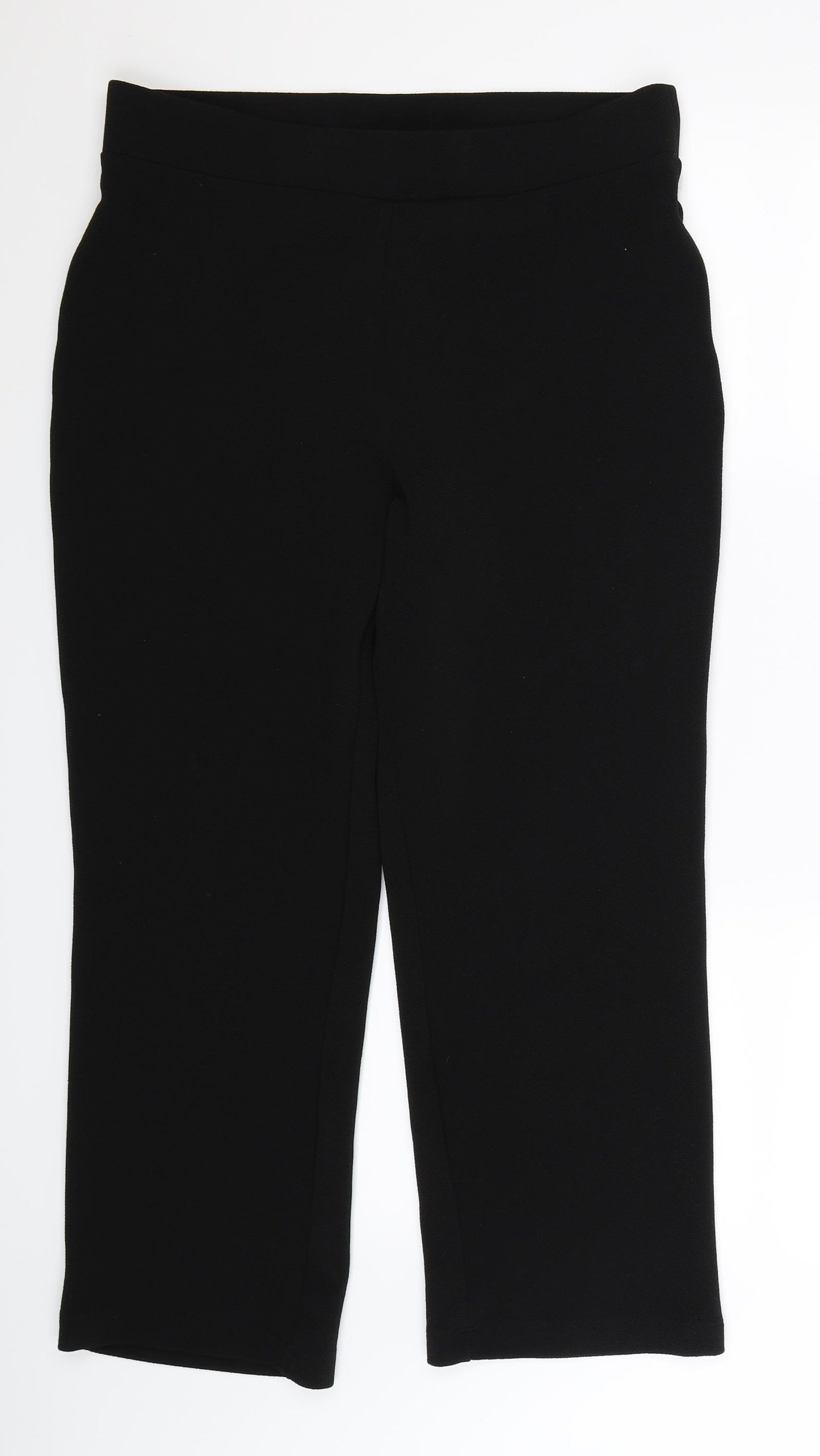 Bonmarché Womens Black   Trousers  Size 14 L26 in