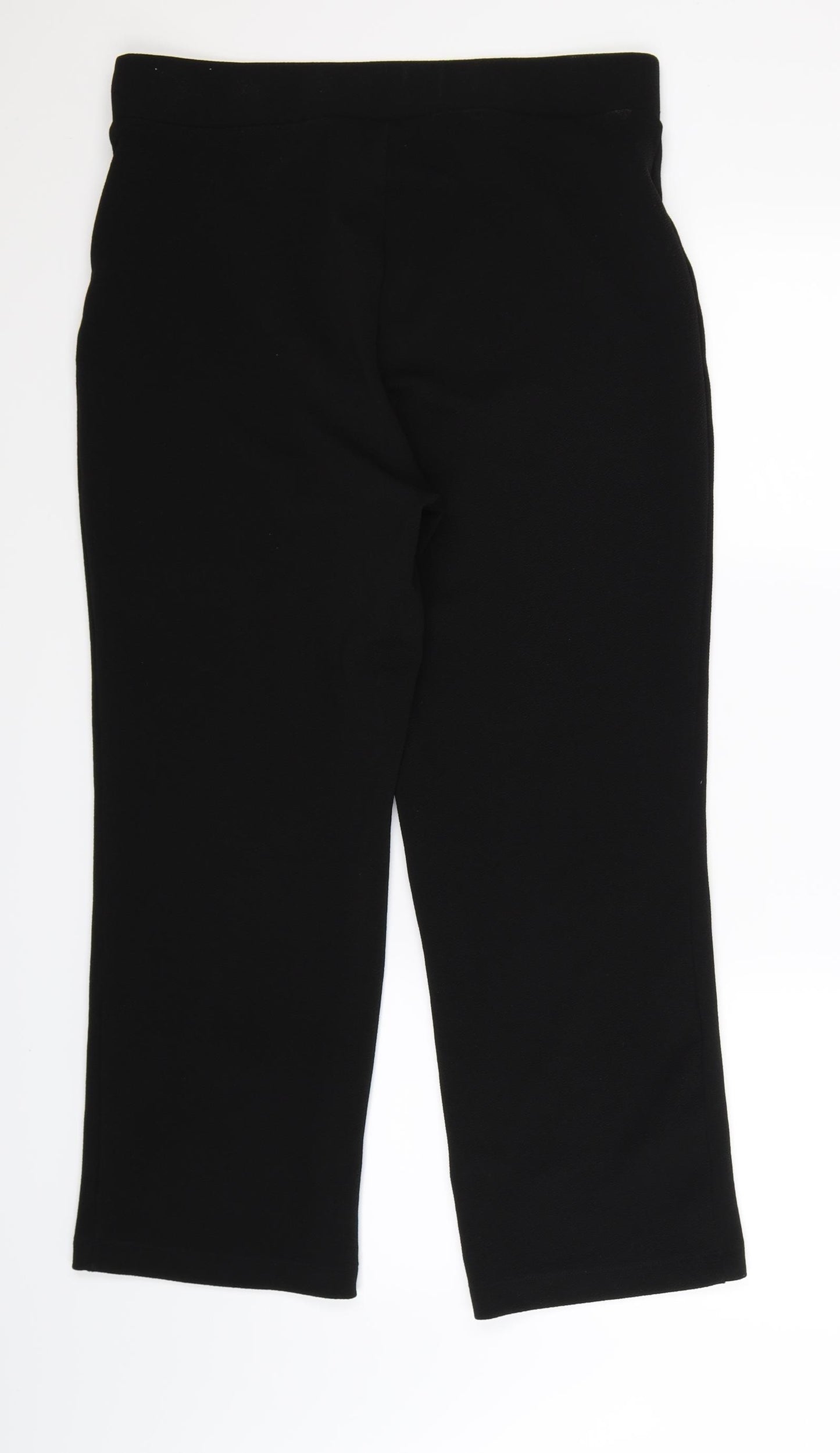 Bonmarché Womens Black   Trousers  Size 14 L26 in