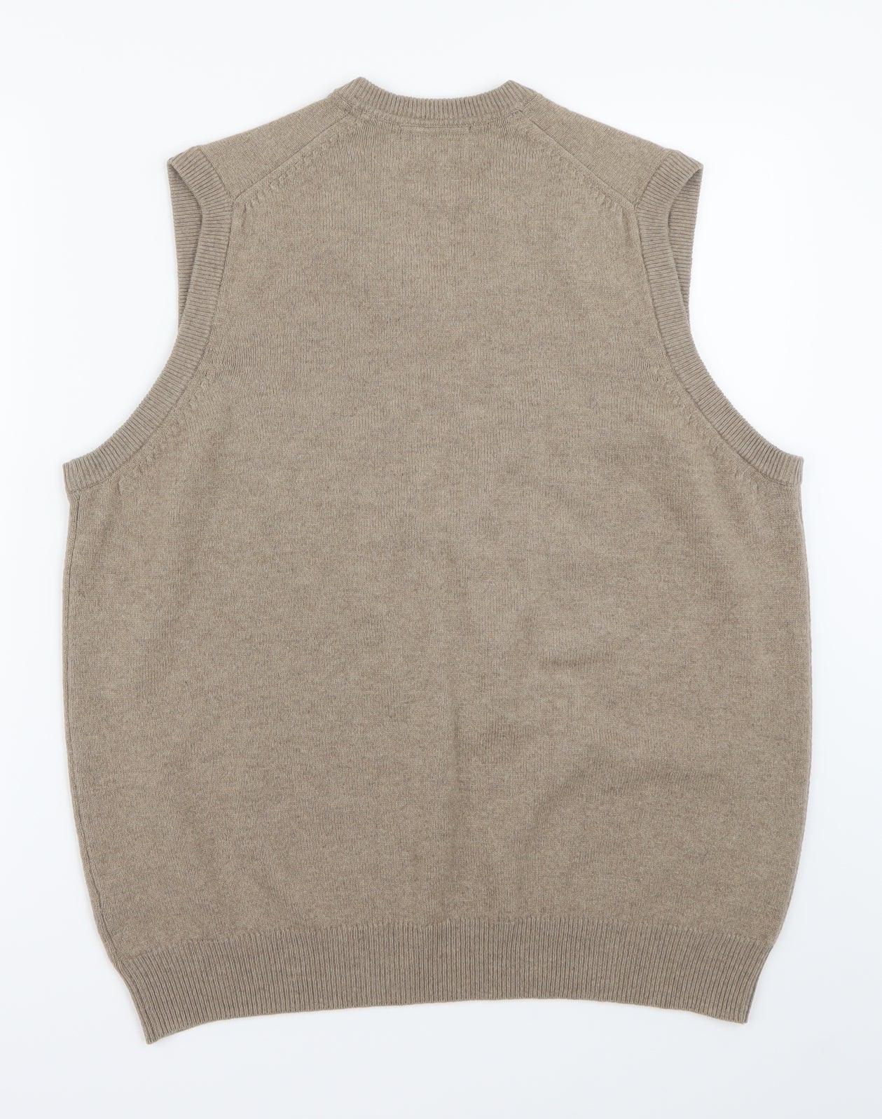 Marks and Spencer Mens Beige   Vest Jumper Size M