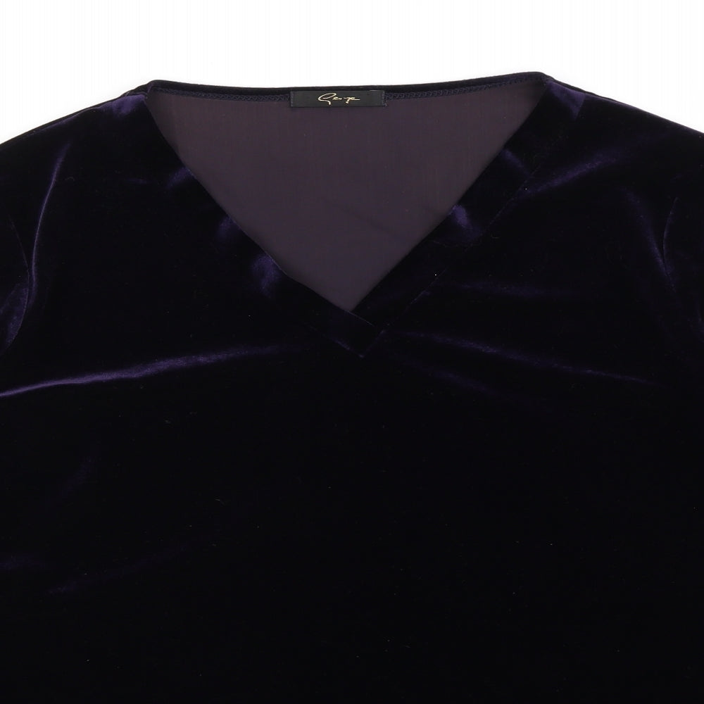 George Womens Blue   Basic T-Shirt Size 18