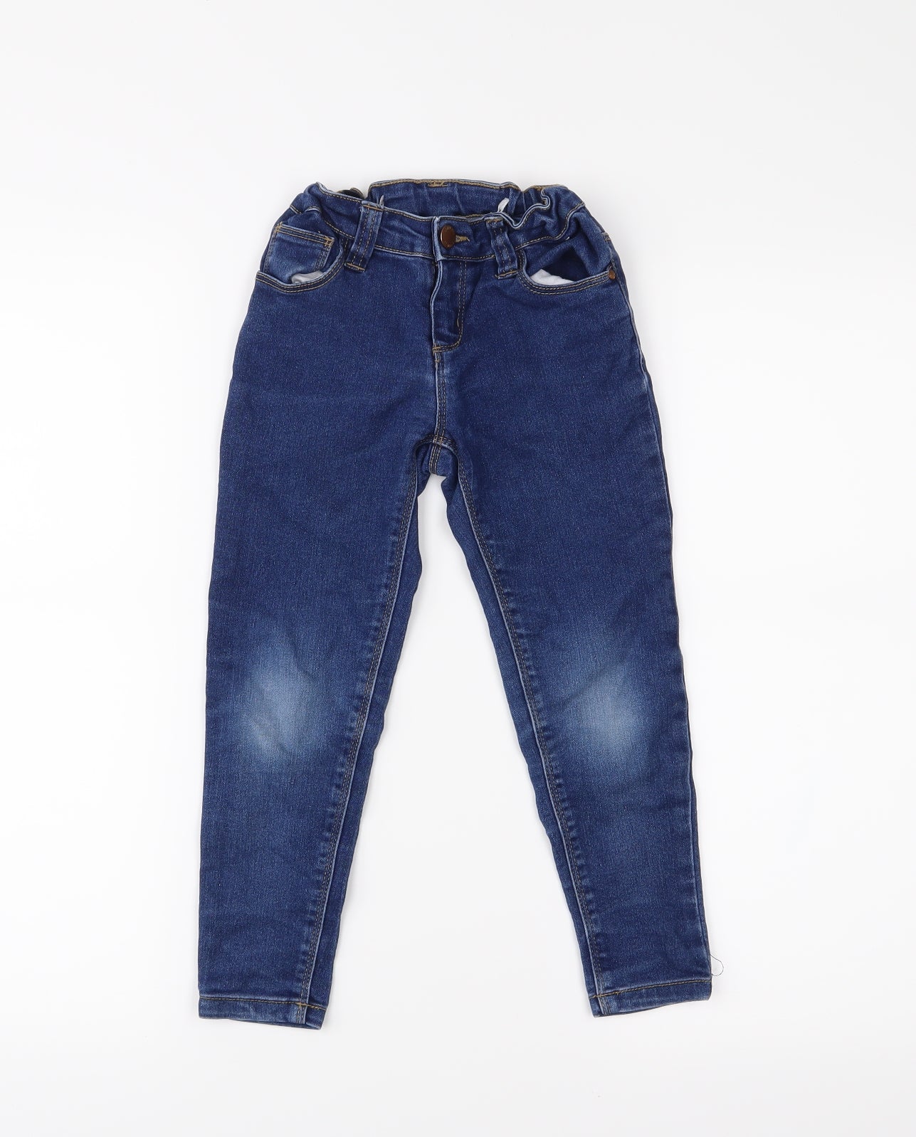 Denim & Co. Girls Blue   Skinny Jeans Size 5-6 Years