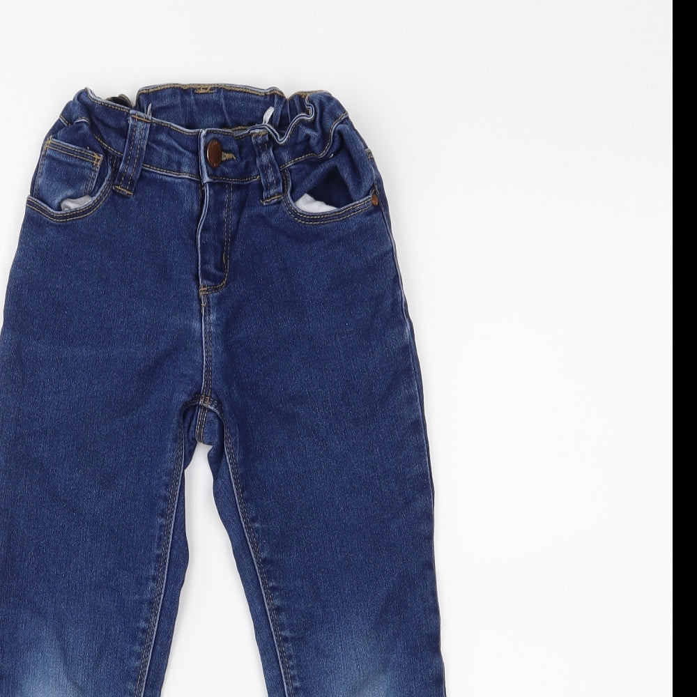 Denim & Co. Girls Blue   Skinny Jeans Size 5-6 Years