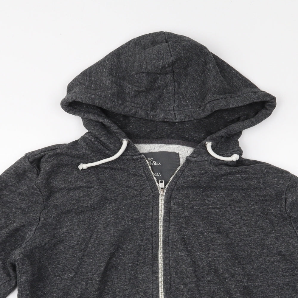 H&M Womens Grey   Full Zip Hoodie Size S