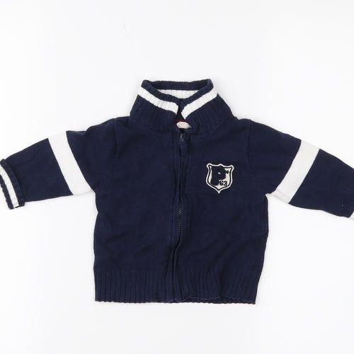 prenatal  Boys Blue   Cardigan Jumper Size 6-9 Months