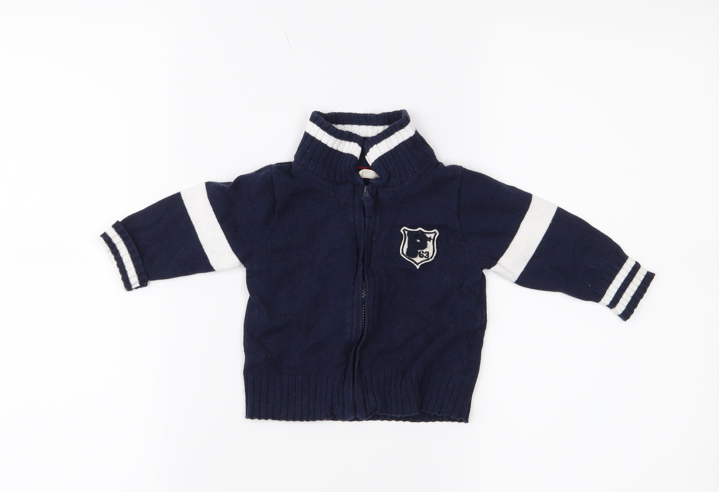 prenatal  Boys Blue   Cardigan Jumper Size 6-9 Months