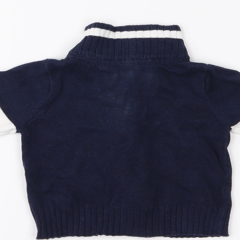 prenatal  Boys Blue   Cardigan Jumper Size 6-9 Months