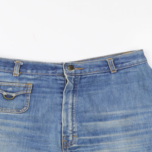 St Michaels  Womens Blue   Cut-Off Shorts Size 14