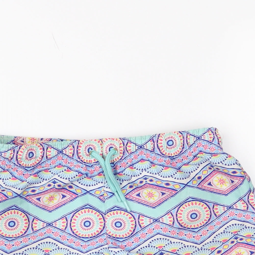 Zara Girls Blue   Sweat Shorts Size 7-8 Years