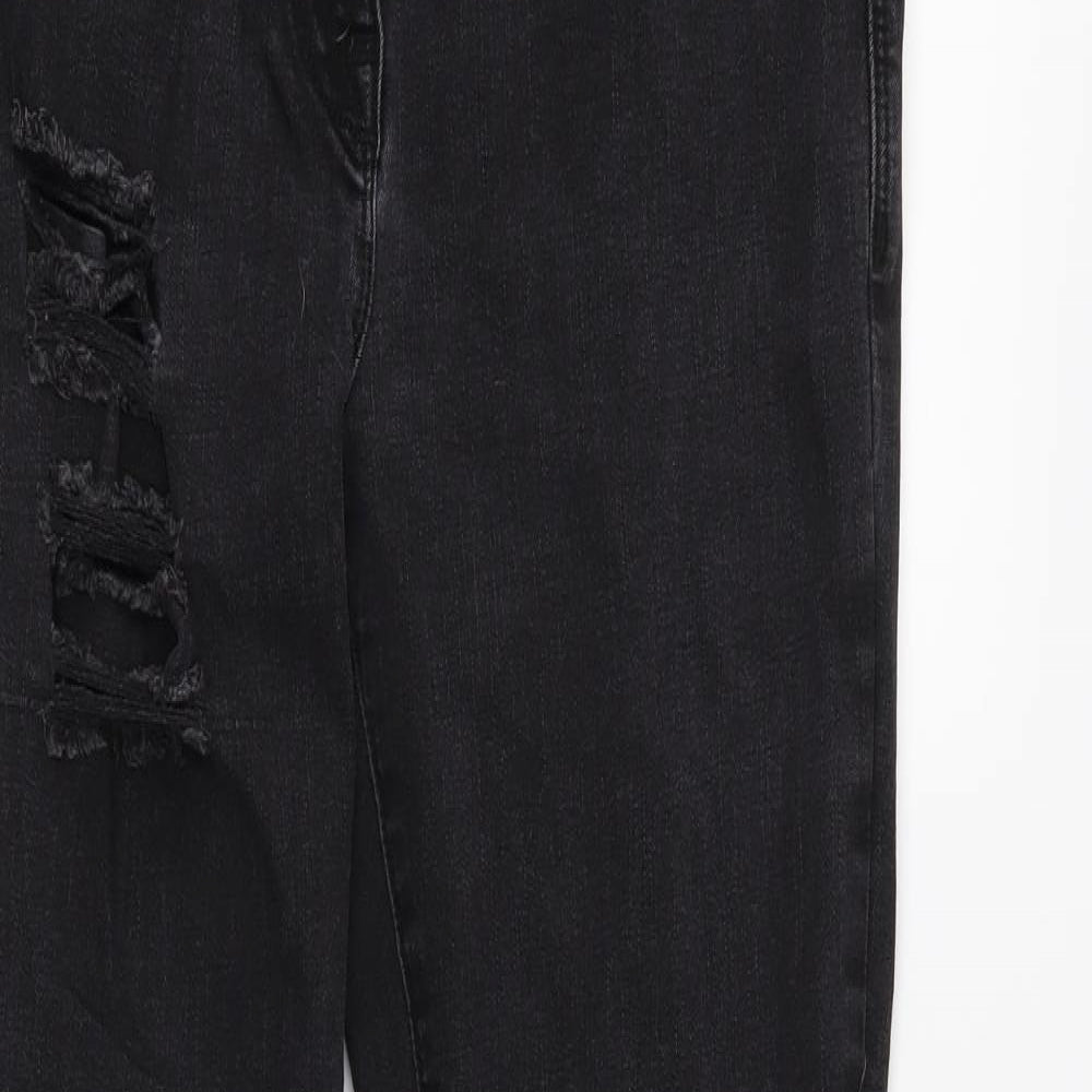 NEXT Womens Black   Skinny Jeans Size 12 L29 in