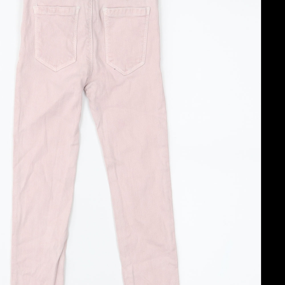 Zara Girls Pink   Straight Jeans Size 5 Years