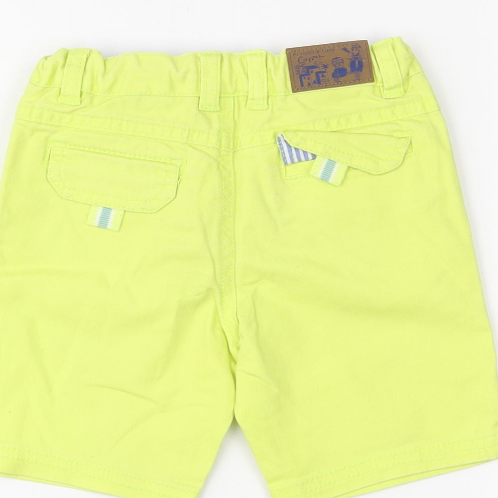 Sergent Major Boys Yellow   Chino Shorts Size 3 Years