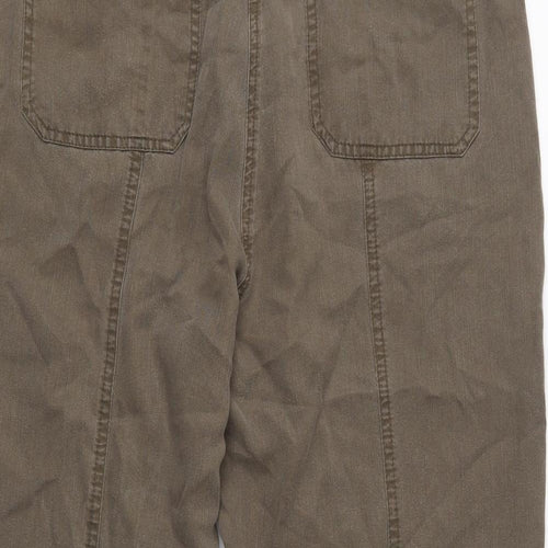 Viyella Womens Brown   Cropped Trousers Size 12 L20 in