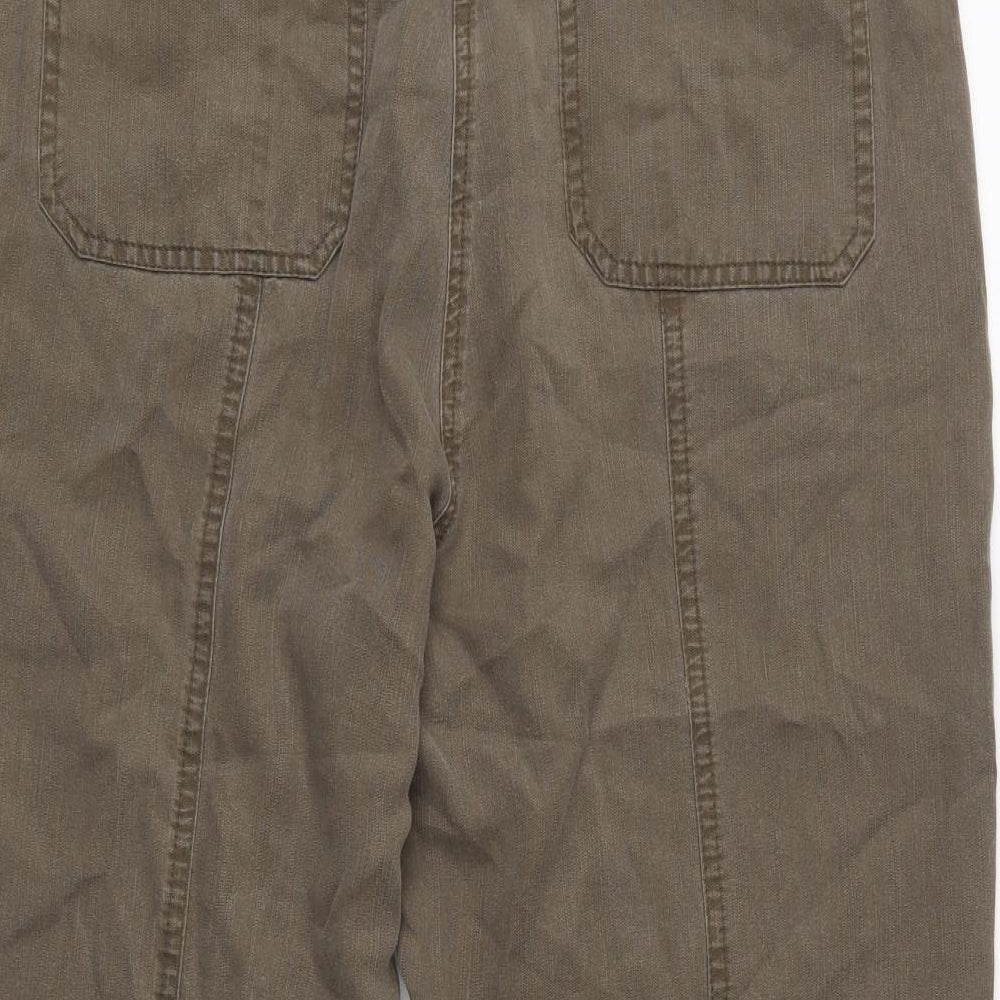 Viyella Womens Brown   Cropped Trousers Size 12 L20 in