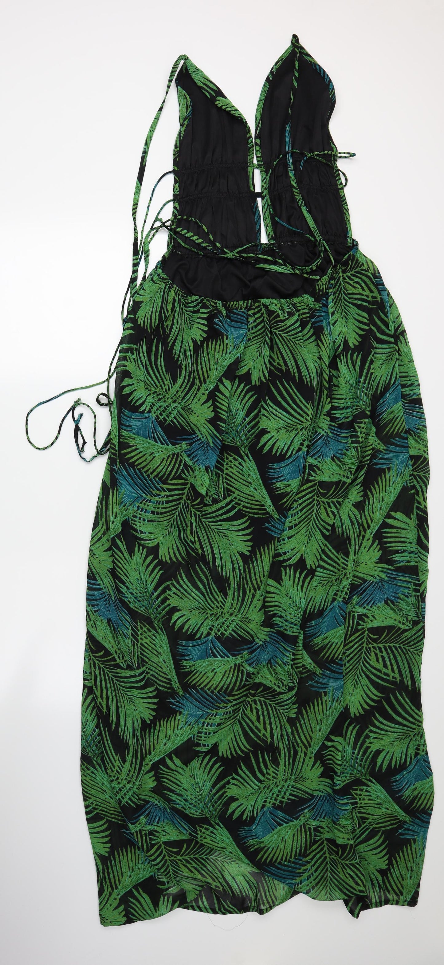 Boohoo Womens Green Floral  Maxi  Size 14