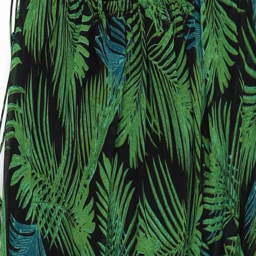Boohoo Womens Green Floral  Maxi  Size 14