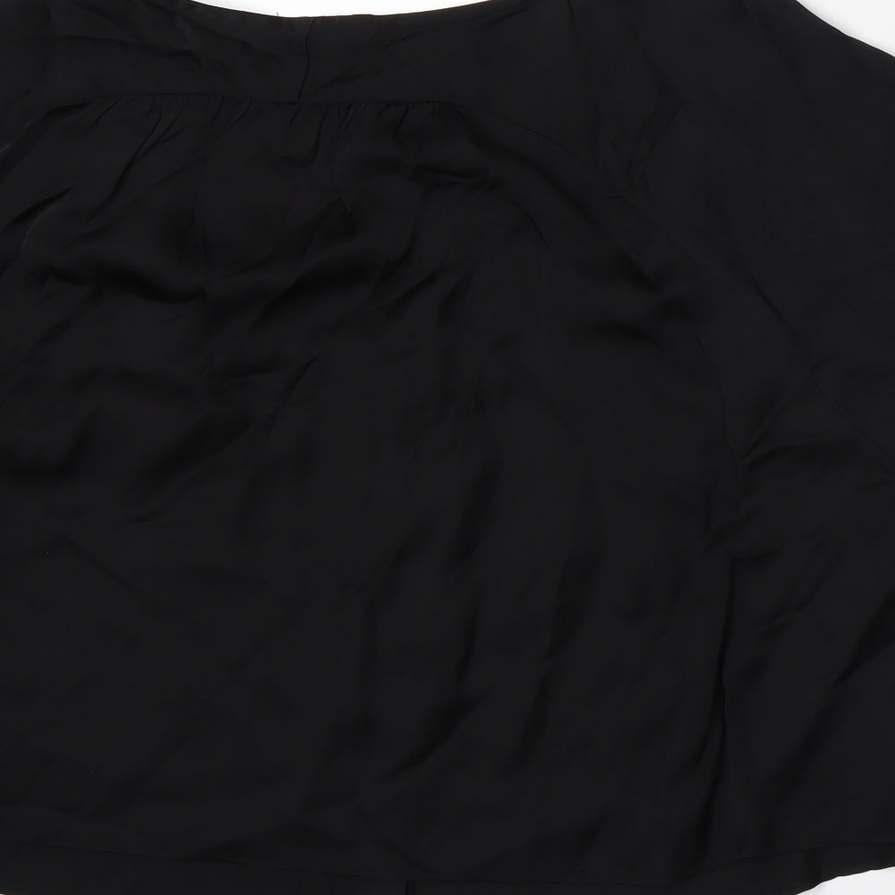 Stradivarius Womens Black   Basic Blouse Size L
