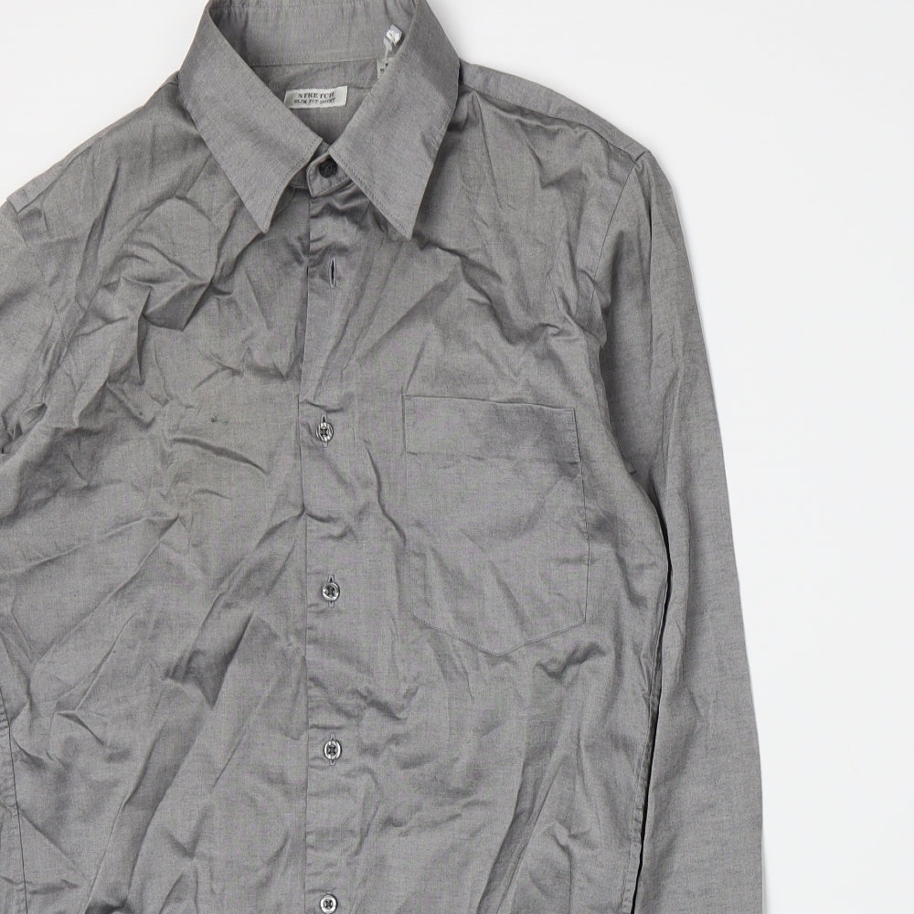 Uniqlo Mens Grey    Dress Shirt Size S