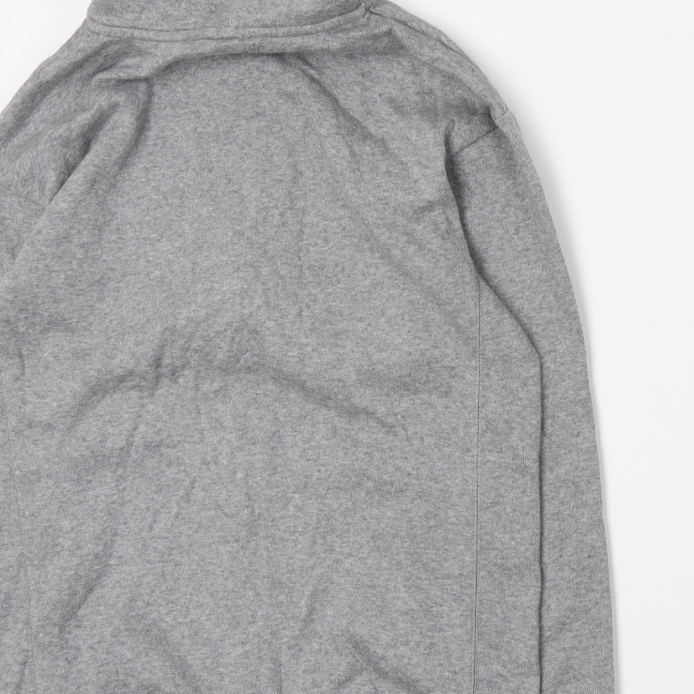 Nike Mens Grey  Jersey Full Zip Hoodie Size XL