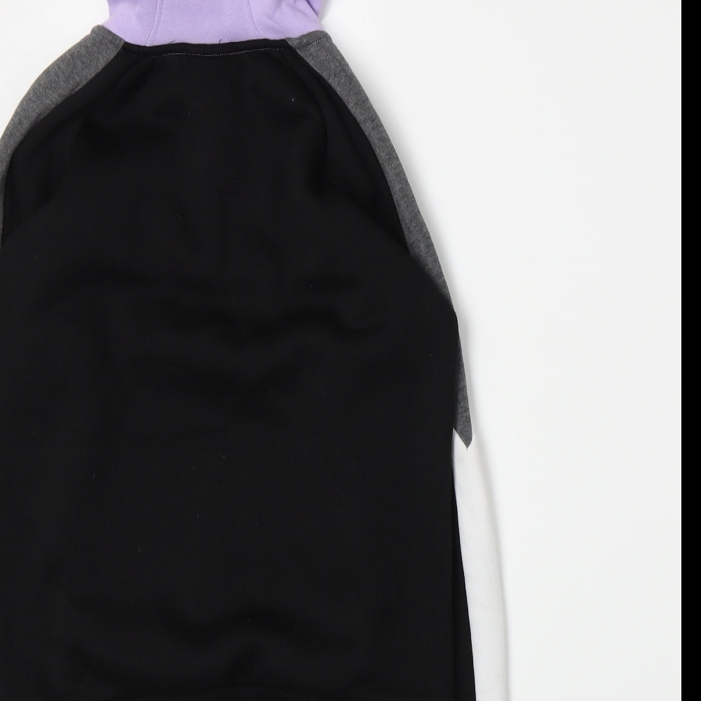 Everlast Boys Purple Colourblock Jersey Pullover Hoodie Size 13 Years