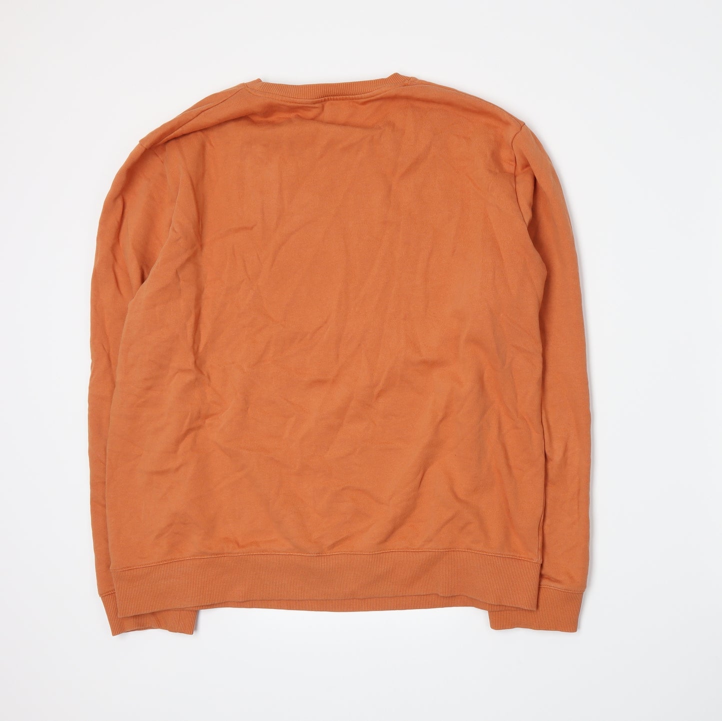 COS Mens Orange   Pullover Sweatshirt Size L