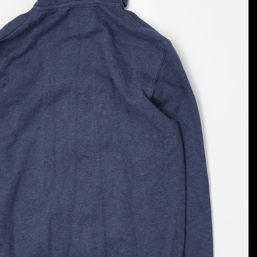 Bluezoo Boys Blue  Jersey Full Zip Hoodie Size 12-13 Years