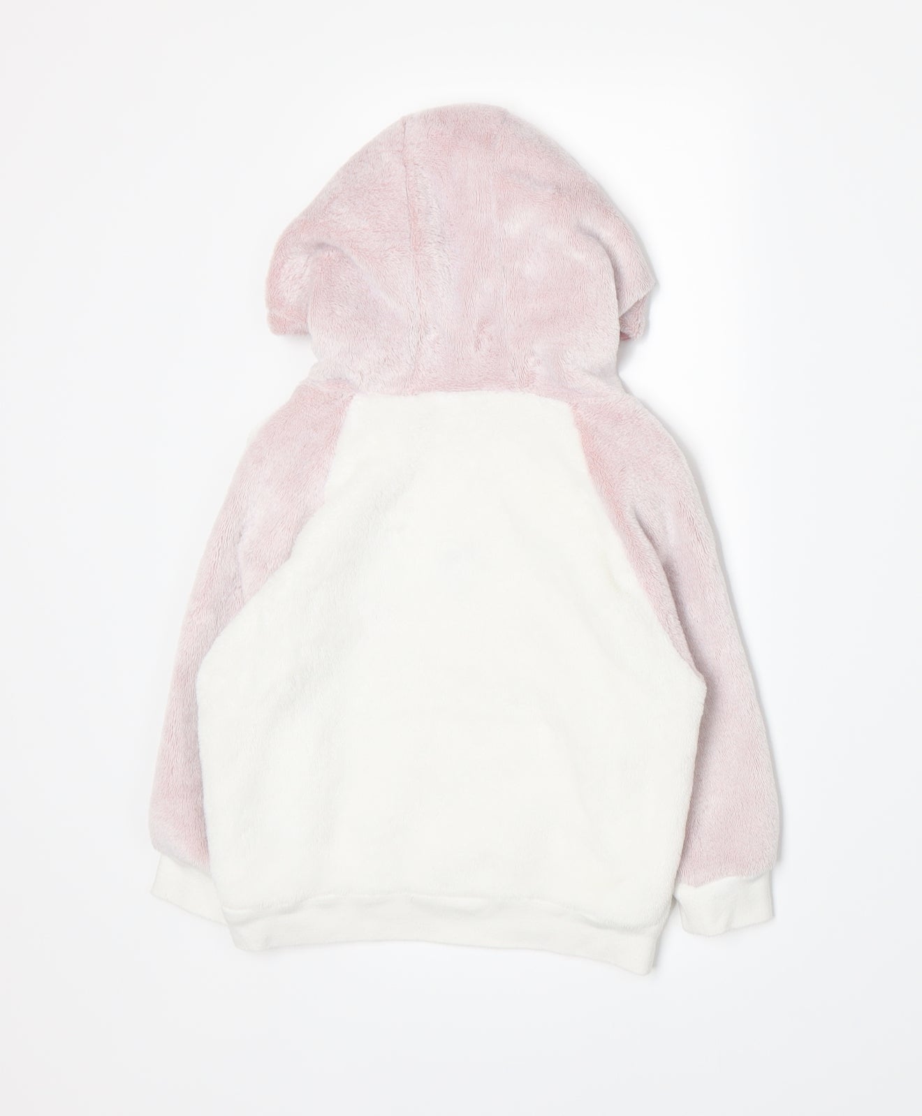 NEXT Girls White  Fleece Pullover Hoodie Size 2-3 Years