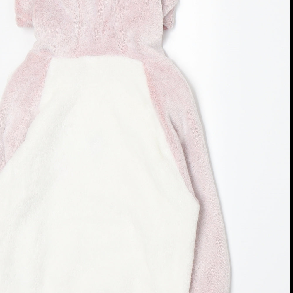 NEXT Girls White  Fleece Pullover Hoodie Size 2-3 Years