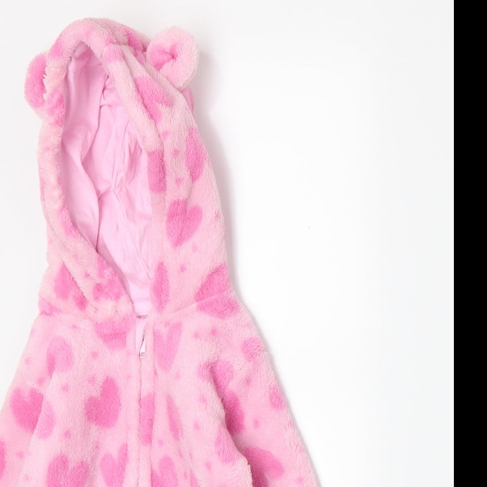 Preworn Girls Pink   Jacket  Size 9-12 Months