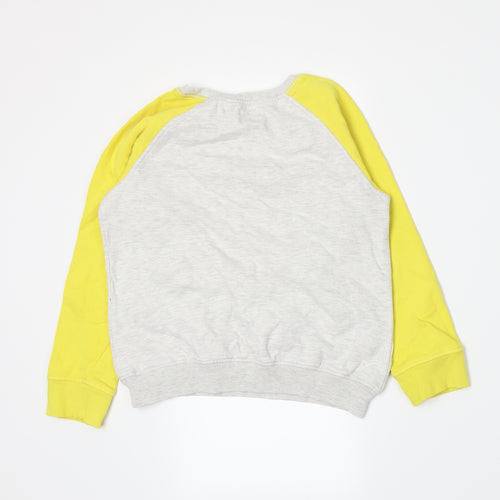 NEXT Girls Yellow  Jersey Pullover Sweatshirt Size 10 Years