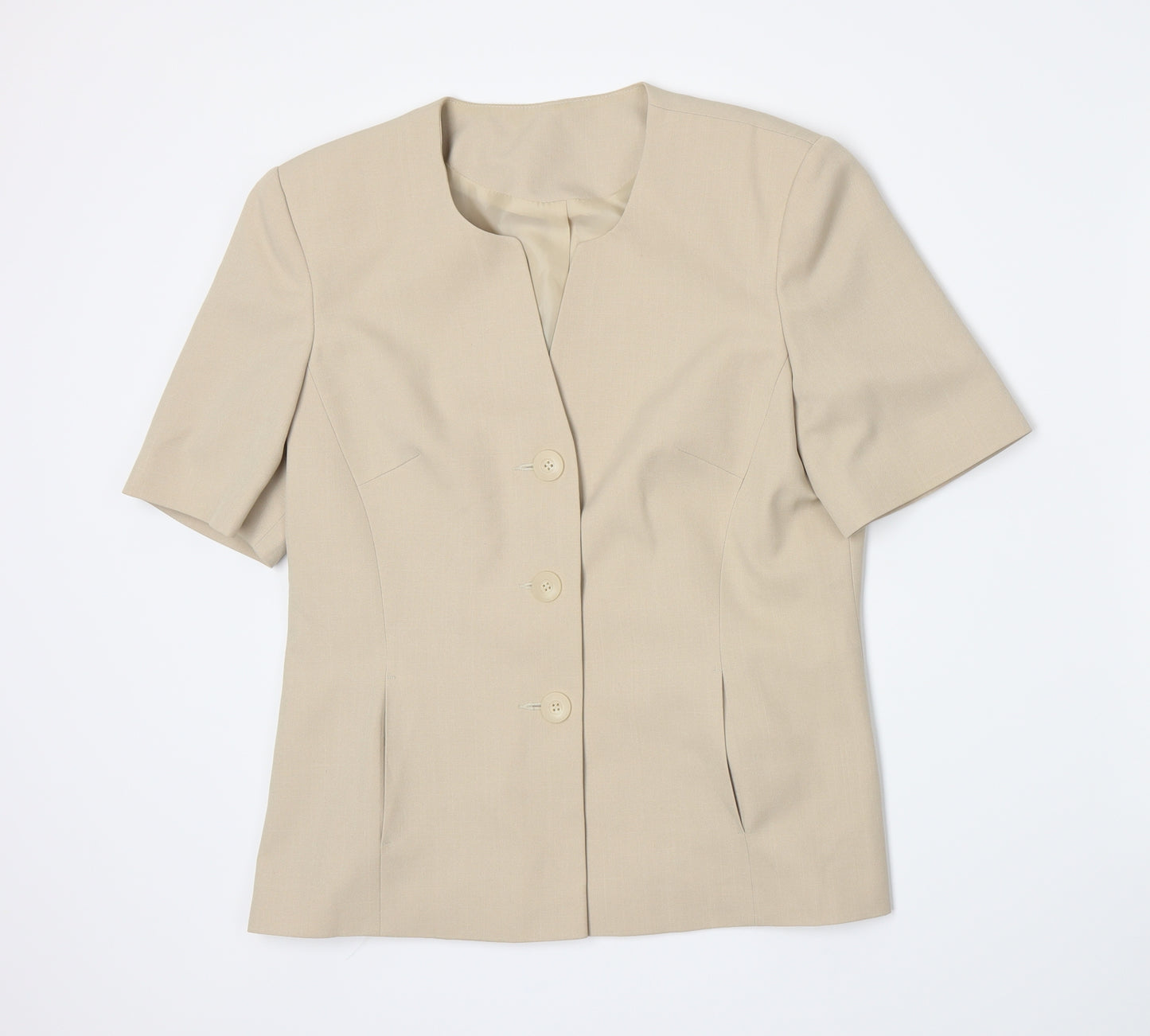 Berkertex Womens Beige   Jacket Blazer Size 12