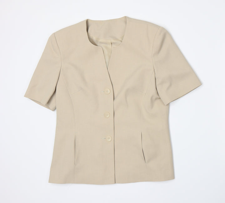 Berkertex Womens Beige   Jacket Blazer Size 12