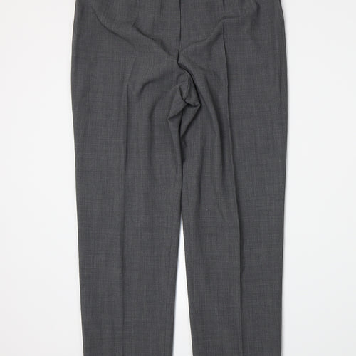 Seeler Womens Grey   Trousers  Size 10 L28 in