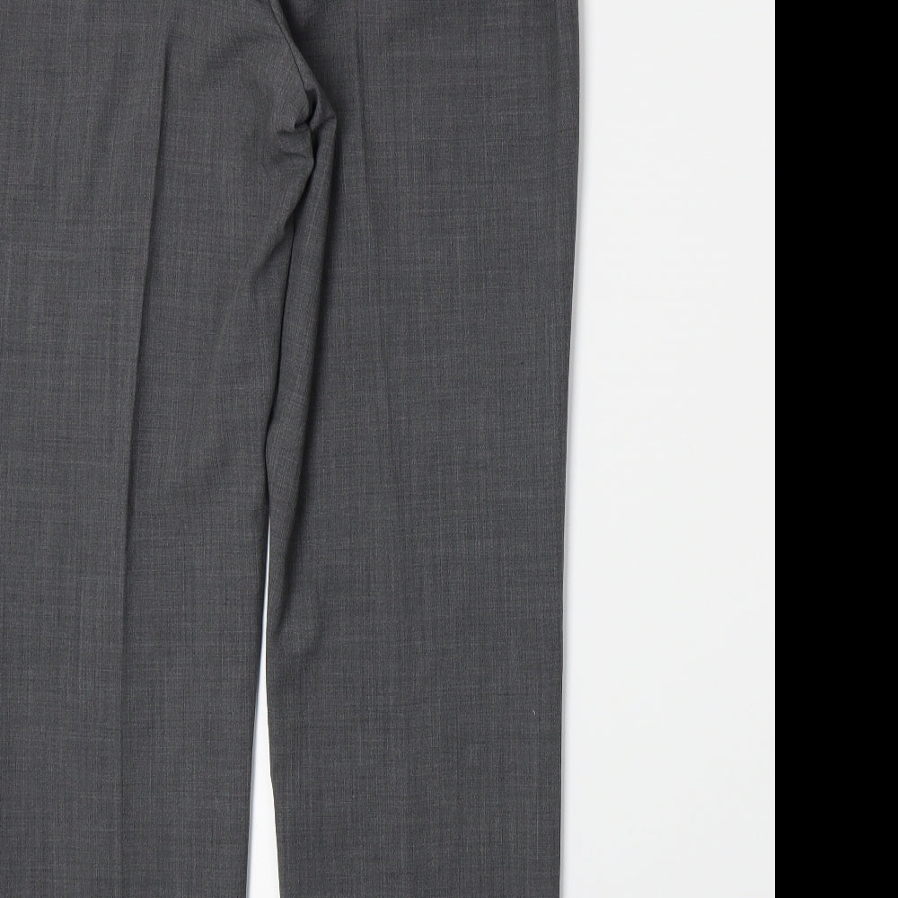 Seeler Womens Grey   Trousers  Size 10 L28 in