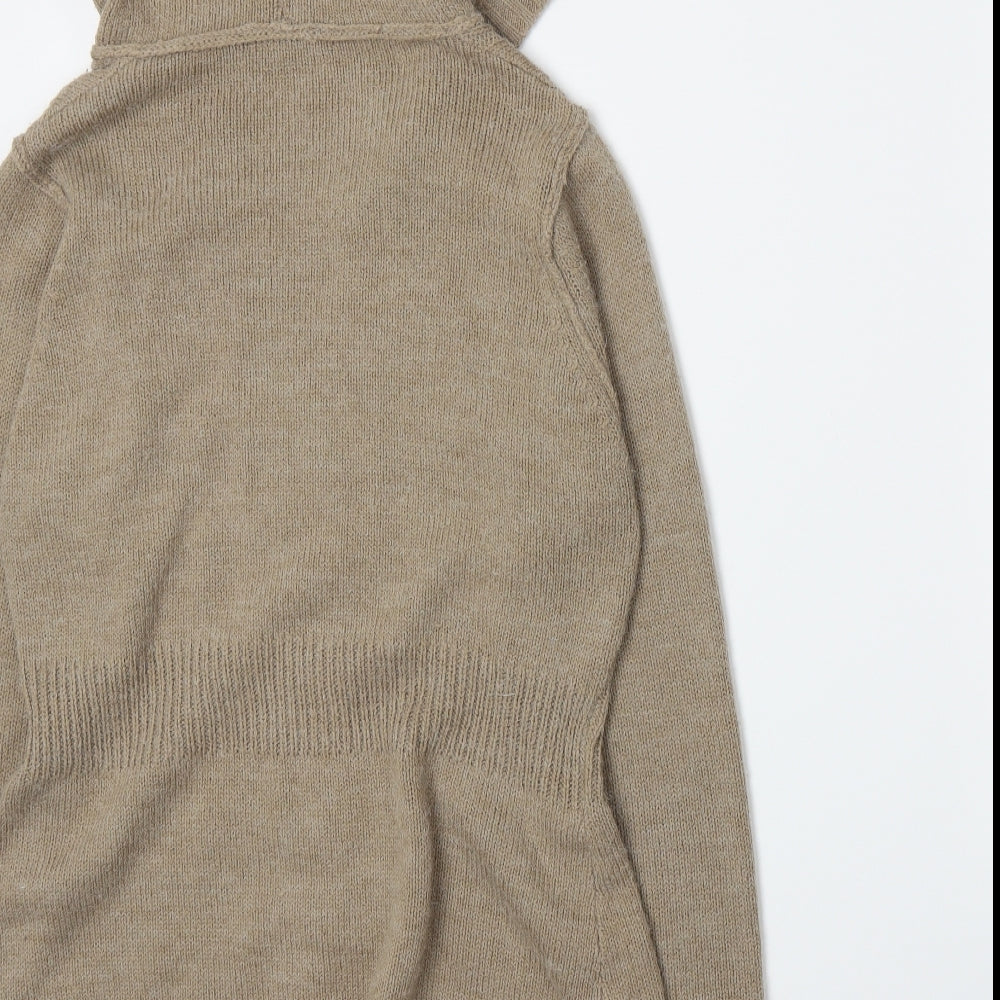 George Womens Beige  Knit Cardigan Jumper Size 12