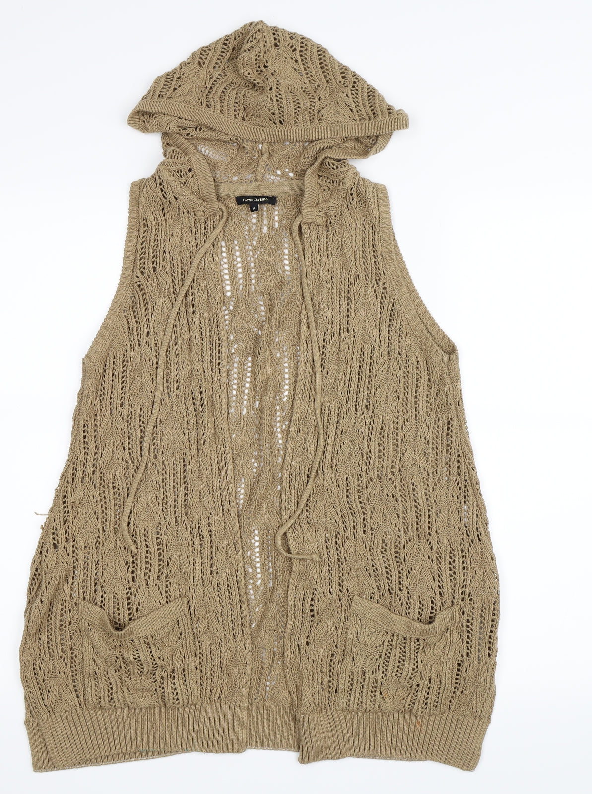 River Island Womens Brown   Cardigan Jumper Size 8